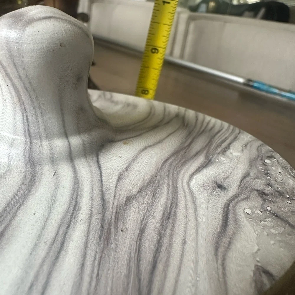 Marble jar/container with lid NEW